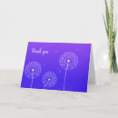 Search for dandelions thank you cards Minimalist