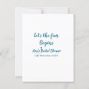 Search for decorated initial postcards Bridal shower