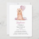 Search for yorkie birthday invitations Girl