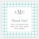 Search for aqua and white stickers Baby shower