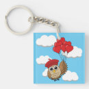 Search for flying heart key rings Kawaii