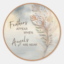 Search for angel saying stickers Feather