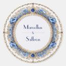 Search for regal wedding stickers Newly weds