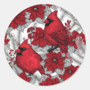 Search for red and white poinsettia stickers Winter