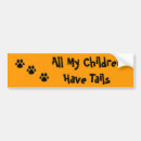Search for tails bumper stickers Dog
