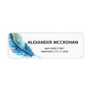 Search for feather return address labels Vintage