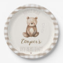 Search for brown teddy bears plates For kids