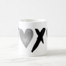 Search for silver heart mugs Black
