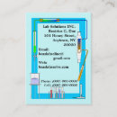 Search for lab technician business cards Science