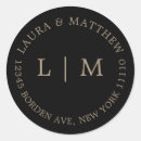 Search for chic monogram wedding stickers Budget