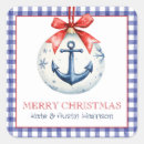 Search for coastal christmas stickers Watercolor