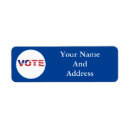 Search for vote return address labels Usa