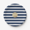 Search for navy wedding plates Nautical