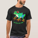 Search for red eyed tree frog tshirts Green