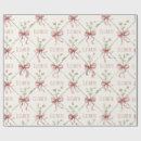 Search for pink ribbons wrapping paper Feminine