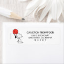 Search for free return address labels Charles schulz