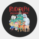 Search for rudolph the red nosed reindeer stickers Santa claus