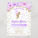 Search for purple fairy invitations Baby girl