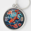 Search for koi fish key rings Oriental