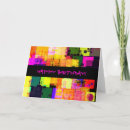 Search for square funky cards Colourful