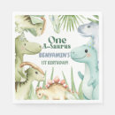 Search for dinosaurs napkins Dinosaur 1st birthday