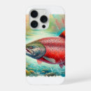 Search for salmon fishing iphone cases Watercolor