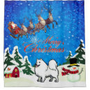 Search for dog christmas shower curtains Santa