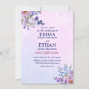Search for blue and lavender wedding invitations Summer