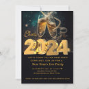 Search for cheers to the new year invitations Glitter