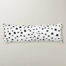 Search for black and white spots cushions Dalmatian dots
