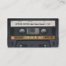 Search for cassette tape business cards Cool