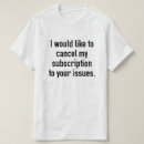Search for cancellation tshirts Cancel my subscription