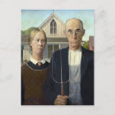 Search for american gothic postcards Grant wood