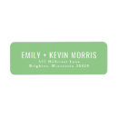 Search for lime return address labels Chic