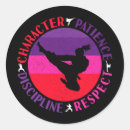 Search for taekwondo girl stickers Black belt