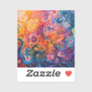 Search for colourful swirls stickers Psychedelic