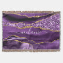 Search for purple blankets Purple and gold