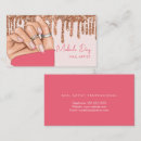 Search for manicure business cards Pink