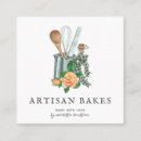 Search for home cooking business cards Watercolor