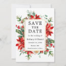 Search for christmas save the dates Red holly berries