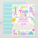 Search for two rex birthday invitations Girl