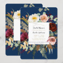 Search for marsala navy bridal shower invitations Elegant