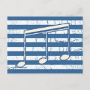 Search for white note postcards Musical notes