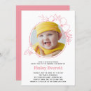 Search for baby naming invitations Pink
