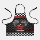 Search for checkered flag aprons Racing