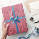 Search for bright red wrapping paper Glitter