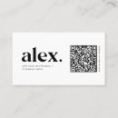 Search for qr code business cards Simple
