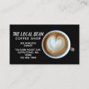 Search for latte business cards Barista