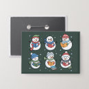 Search for winter snowman badges Cold weather