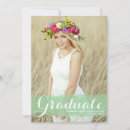 Search for mint green graduation invitations Class of 2024